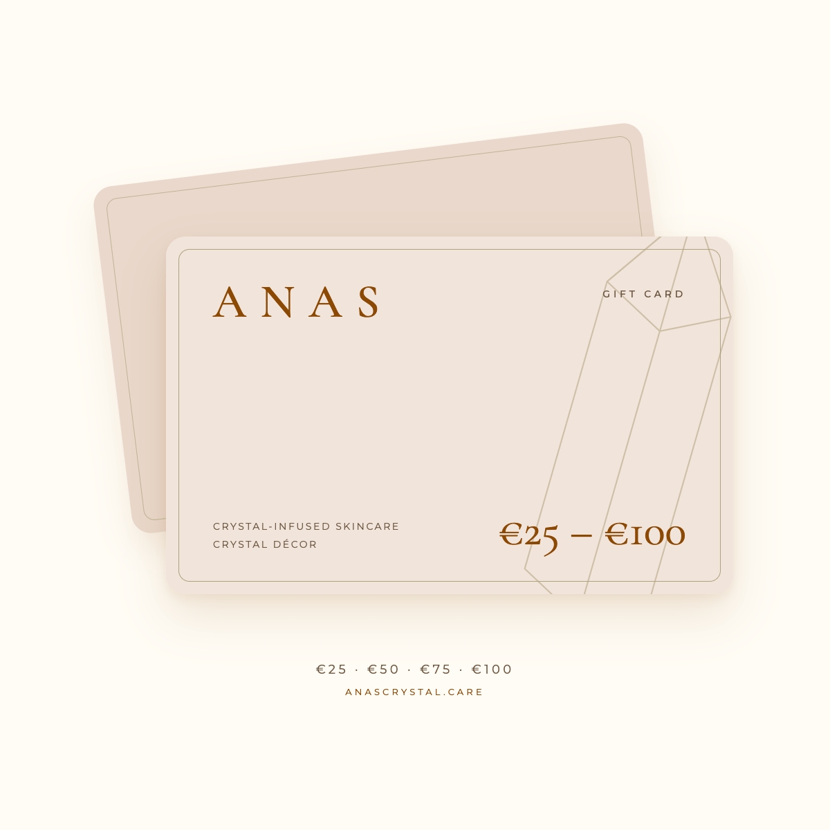 ANASCRYSTALCARE Gift Cards ANAS Gift Card