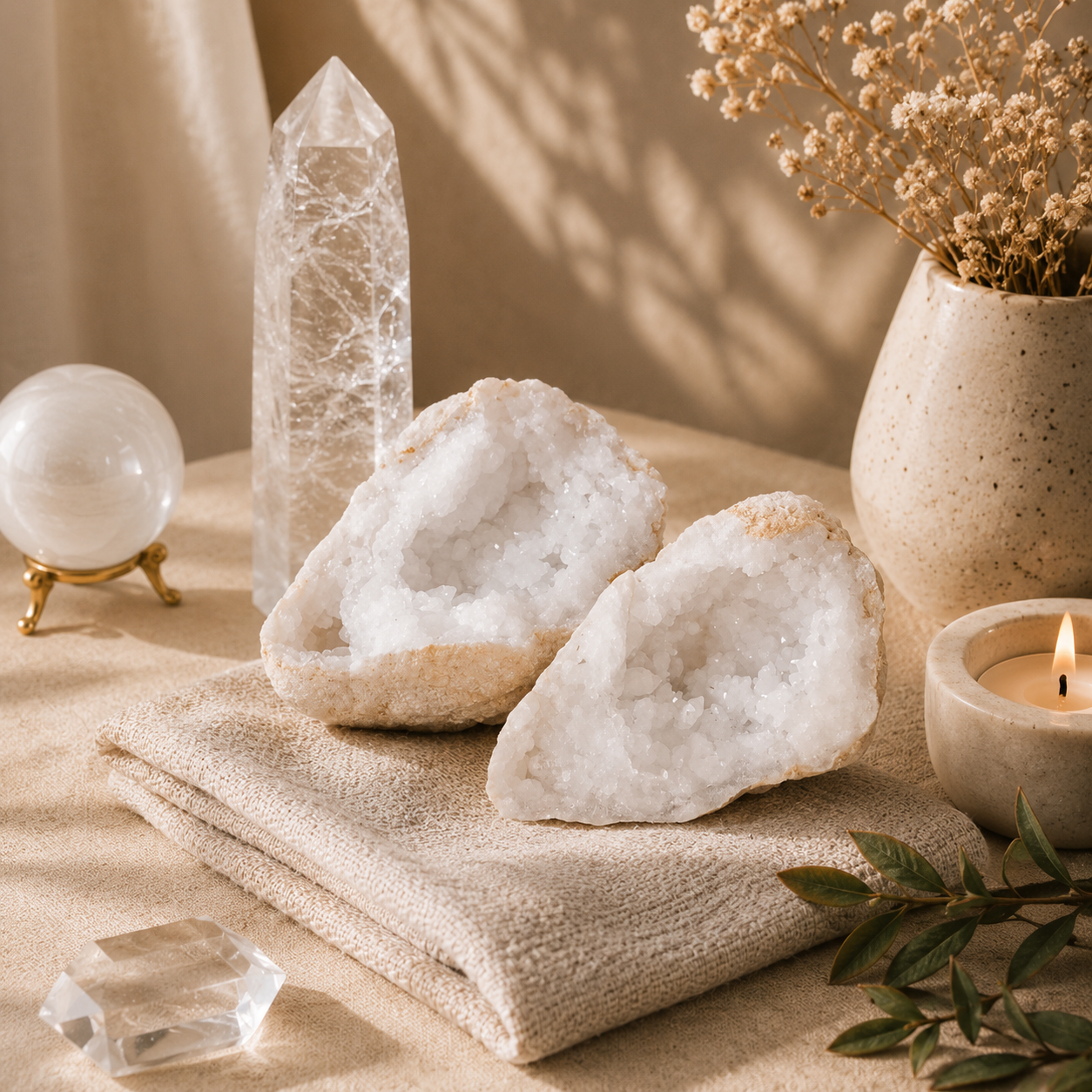Crystal Décor pieces for a warm home