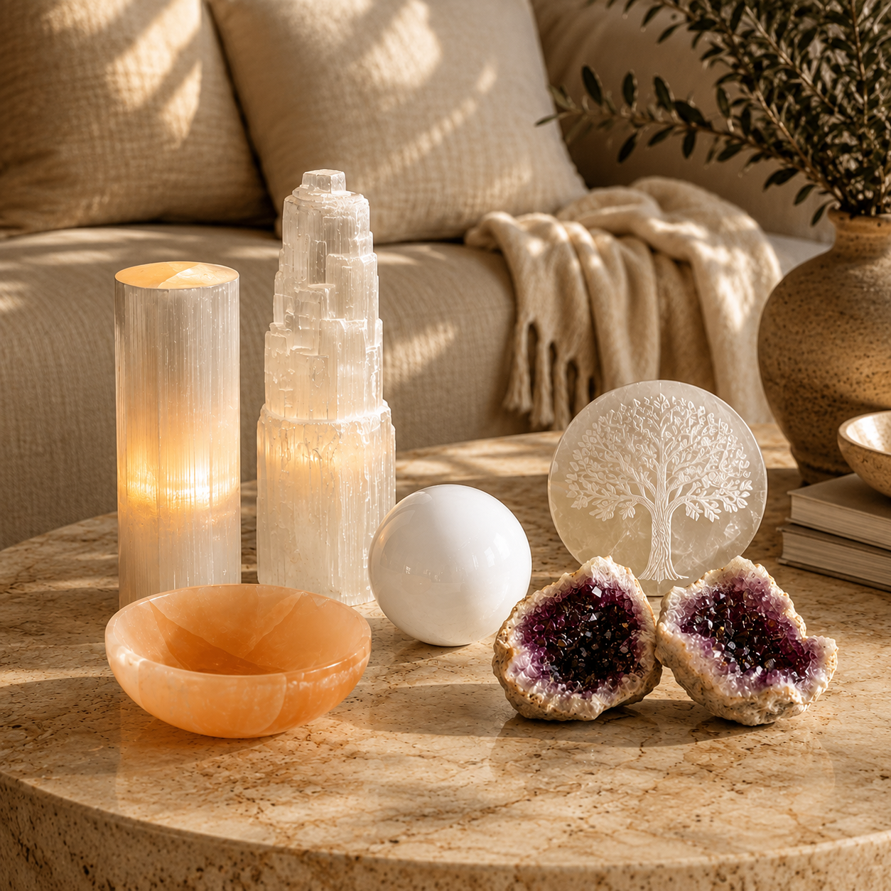 Crystal Décor pieces for a warm home
