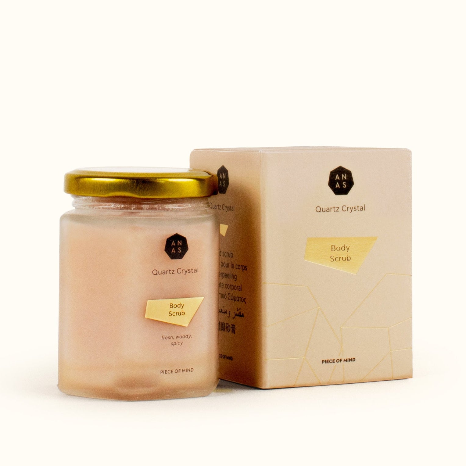 ANAS CRYSTAL CARE Health & Beauty Personal Care Cosmetics Bath & Body 190 ML Quartz Crystal Body Scrub