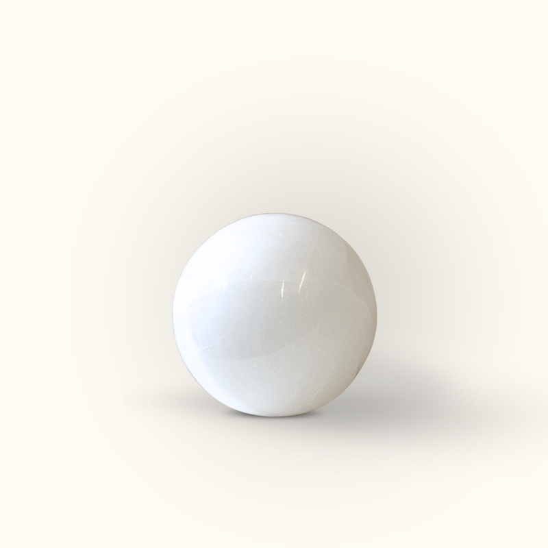 ANASCRYSTALCARE Decor 3 CM Selenite Sphere