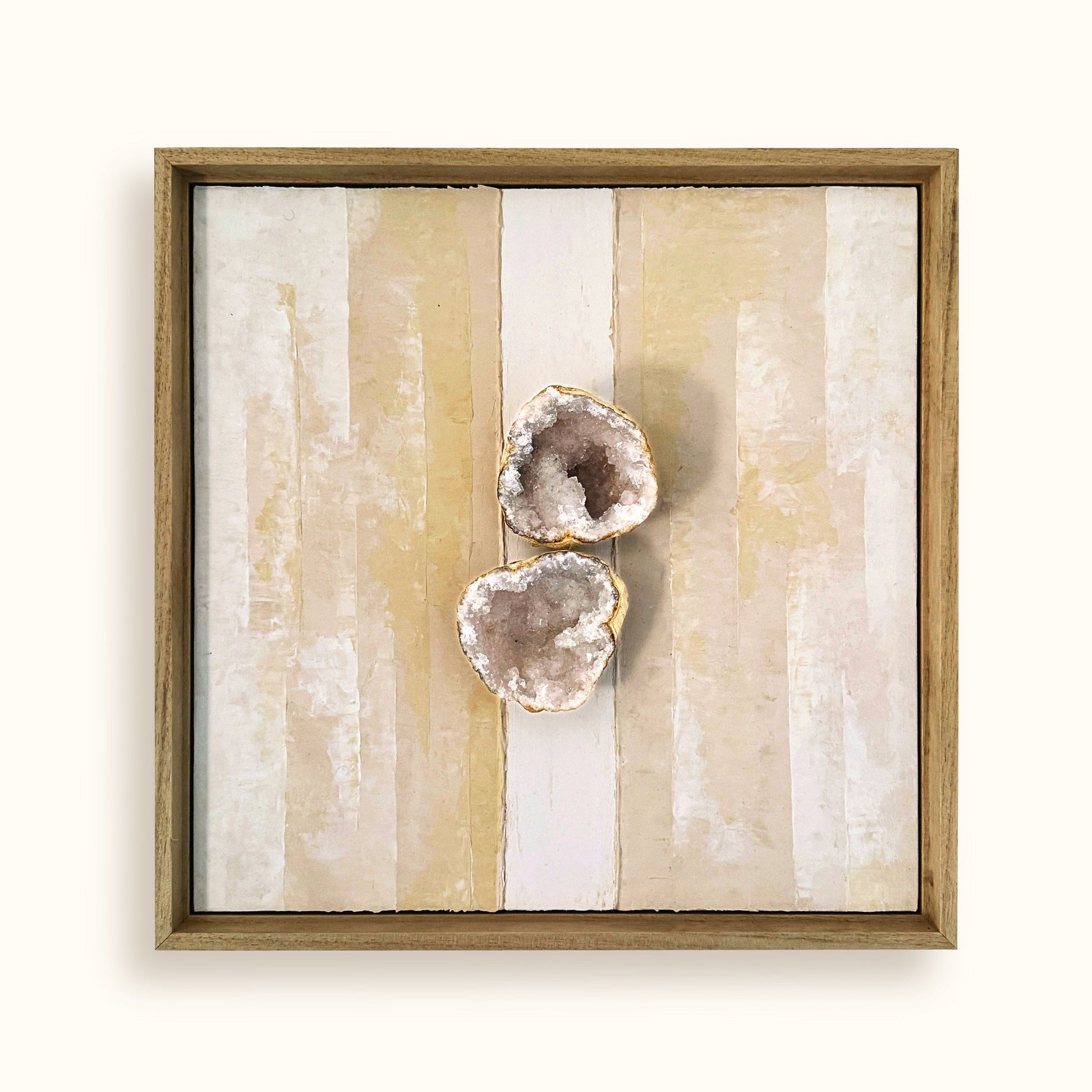 ANASCRYSTALCARE Decor Geode Wall Art 40 x 40cm