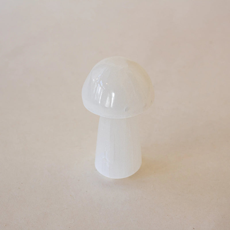 ANASCRYSTALCARE Decor Selenite Mushroom