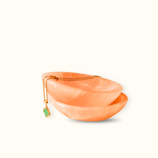 ANASCRYSTALCARE Decor Selenite Oval