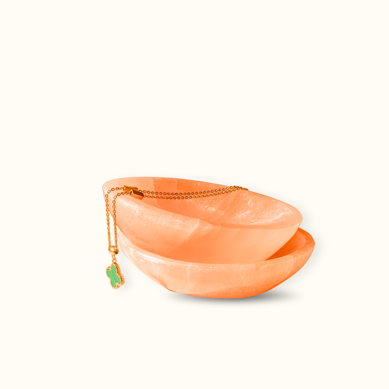 ANASCRYSTALCARE Decor Selenite Oval