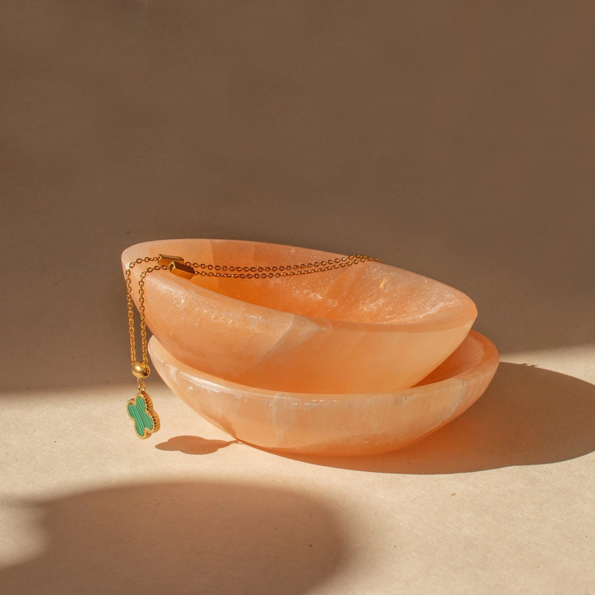 ANASCRYSTALCARE Decor Selenite Oval