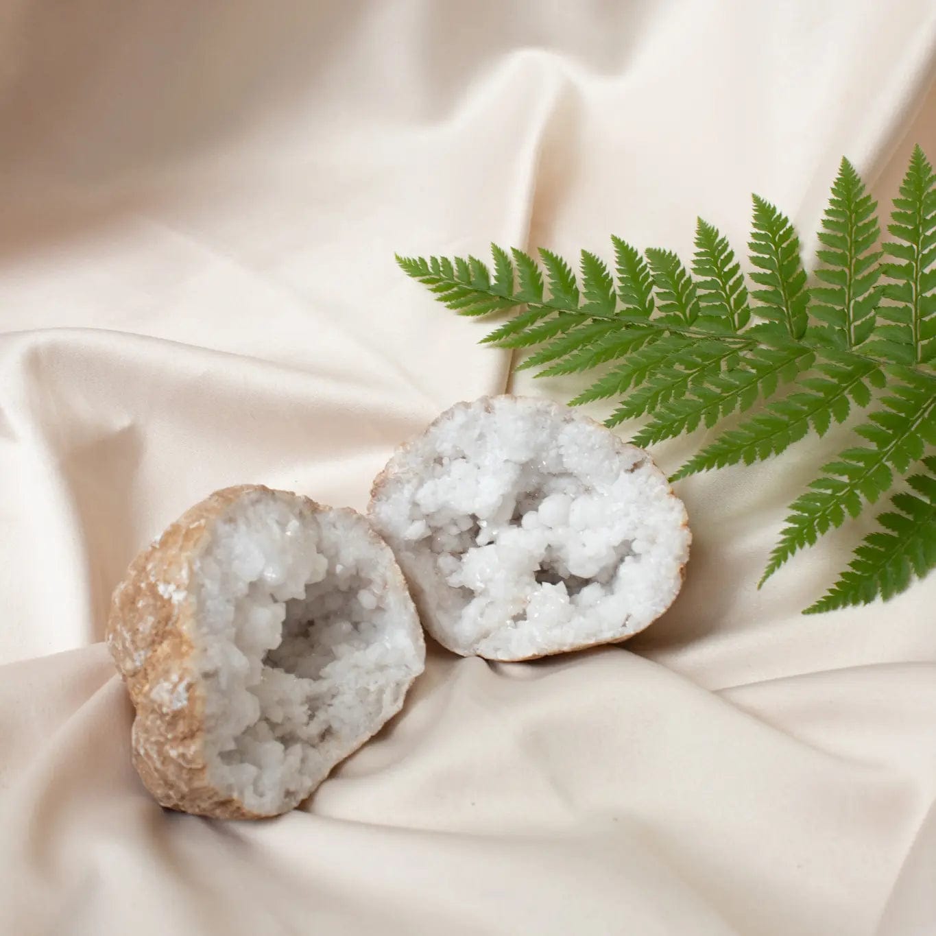 ANASCRYSTALCARE Quartz Crystal Geode