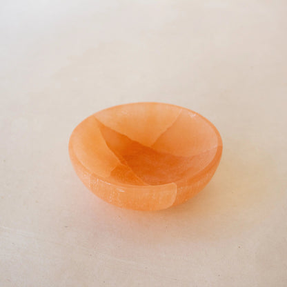 ANASCRYSTALCARE Selenite Pink Bowl