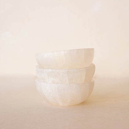 ANASCRYSTALCARE Selenite White Bowl