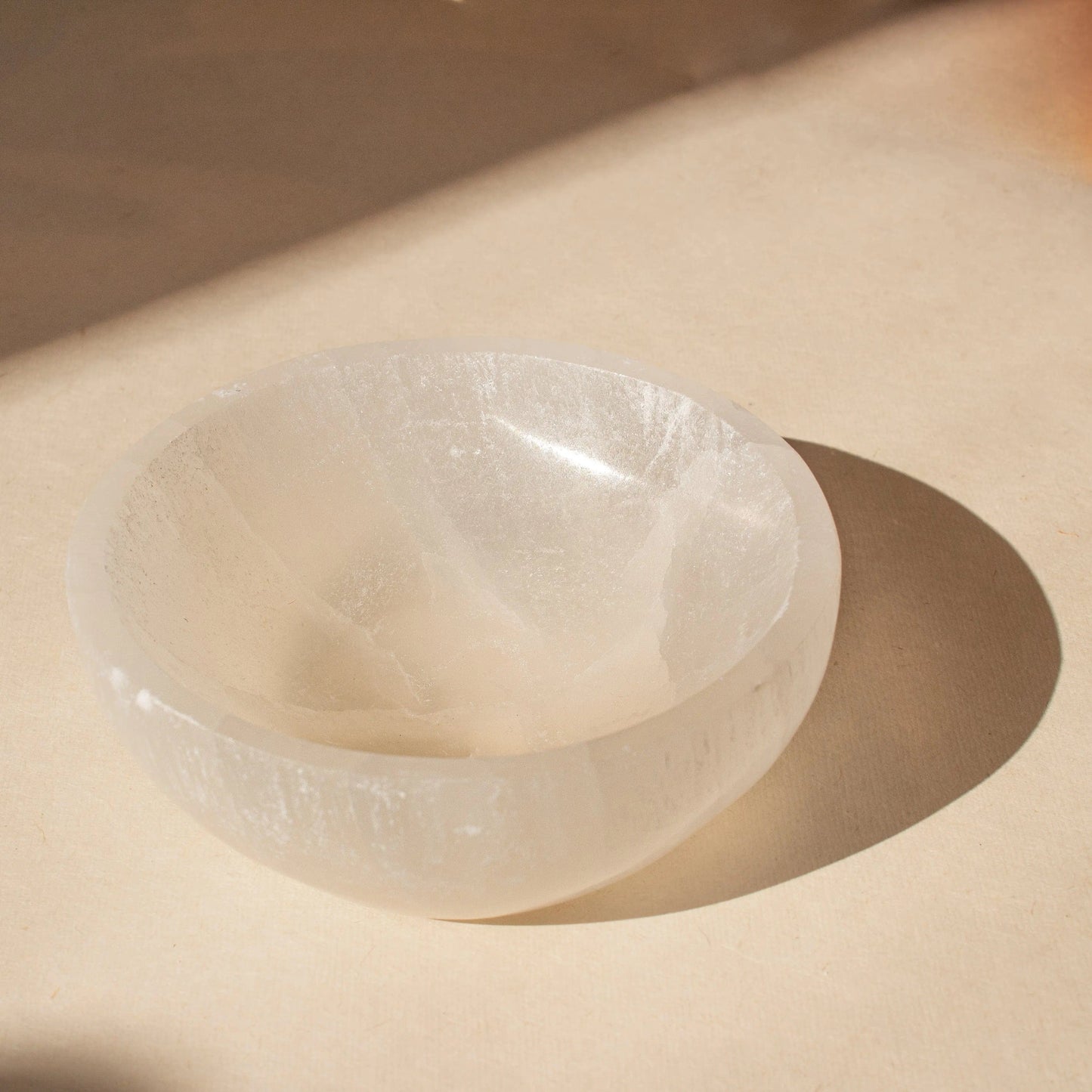 ANASCRYSTALCARE Selenite White Bowl