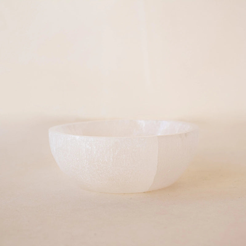 ANASCRYSTALCARE Selenite White Bowl